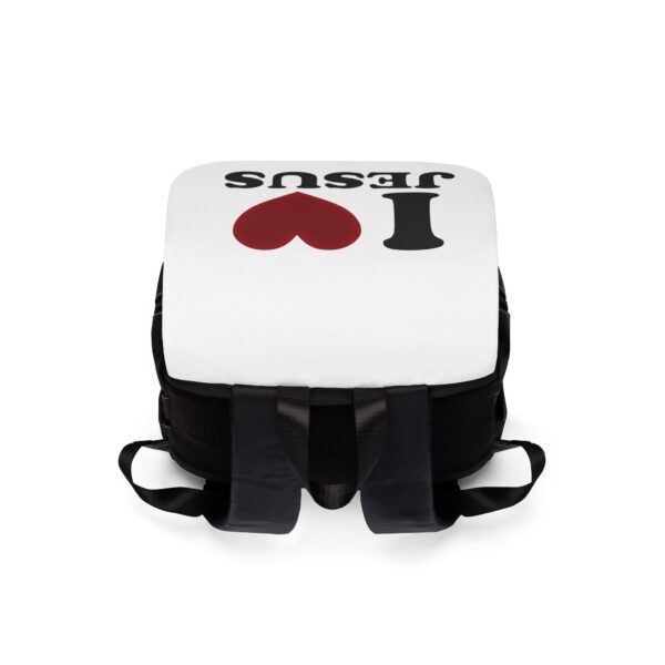 I ❤ Jesus Casual Backpack - Image 4
