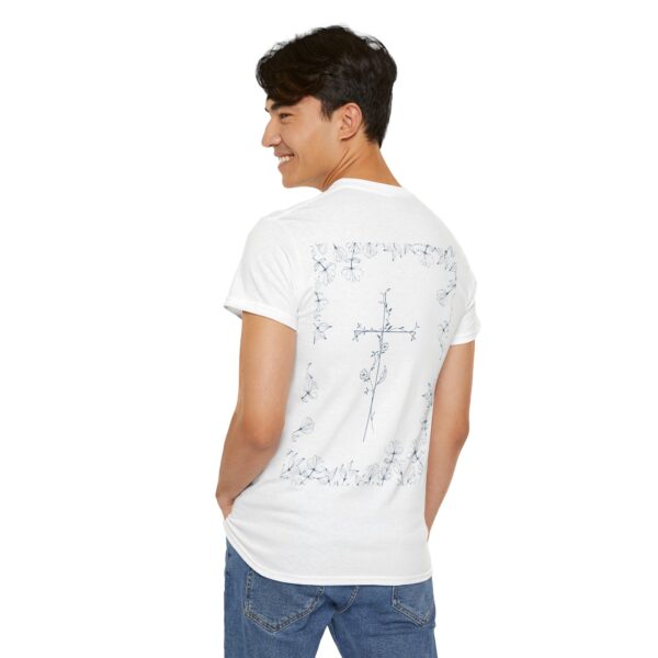 Blue Flower Cross T-Shirt - Image 22