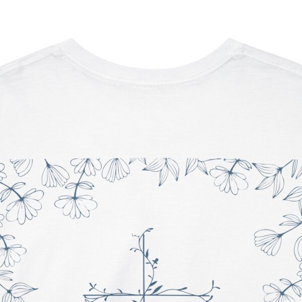 Blue Flower Cross T-Shirt - Image 10