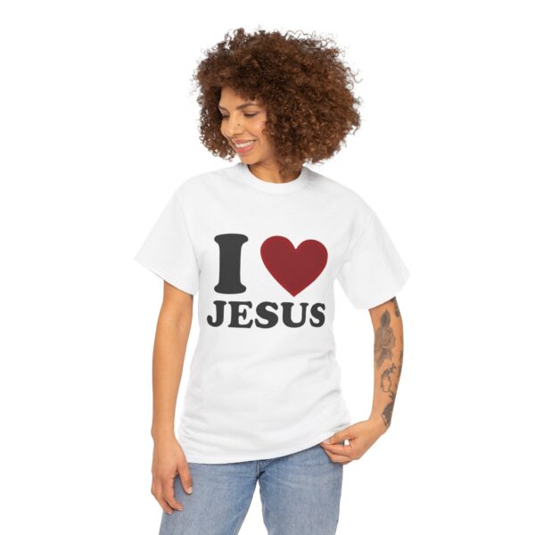 I ❤ Jesus T-Shirt - Image 4