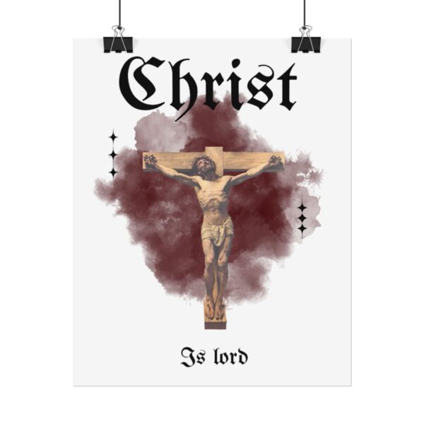 Christ Is Lord - Christian Poster - Image 2