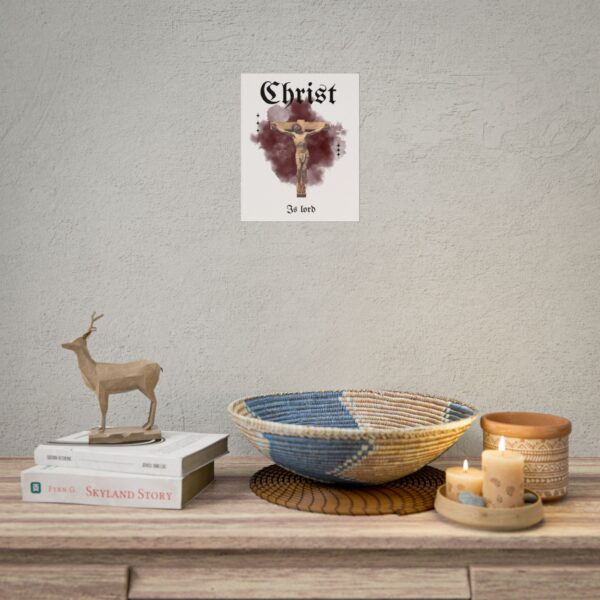 Christ Is Lord - Christian Poster - Image 4