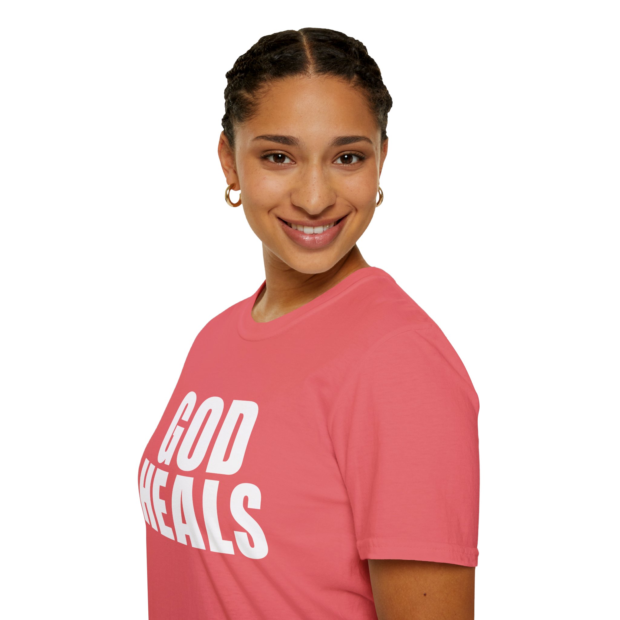 God Heals - Unisex T-Shirt - Image 4