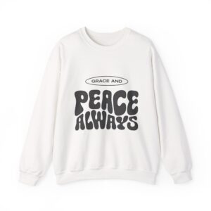 Peace and Grace Unisex Crewneck Sweatshirt