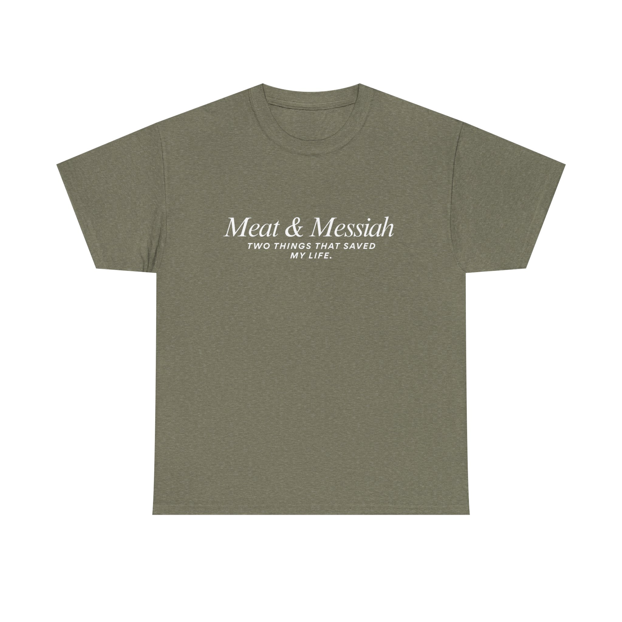Meat & Messiah Tee – Two Things That Saved My Life - Image 12